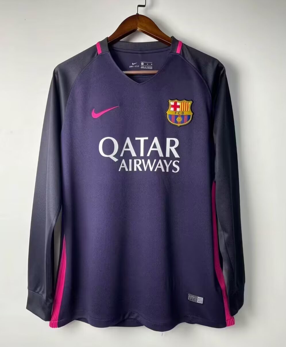 Retro 1617BarcelonaAwayLong Sleeve