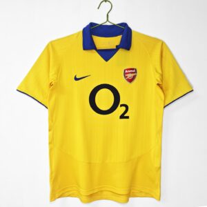 Retro 03/04 ArsenalAwayYellowShort Sleeve