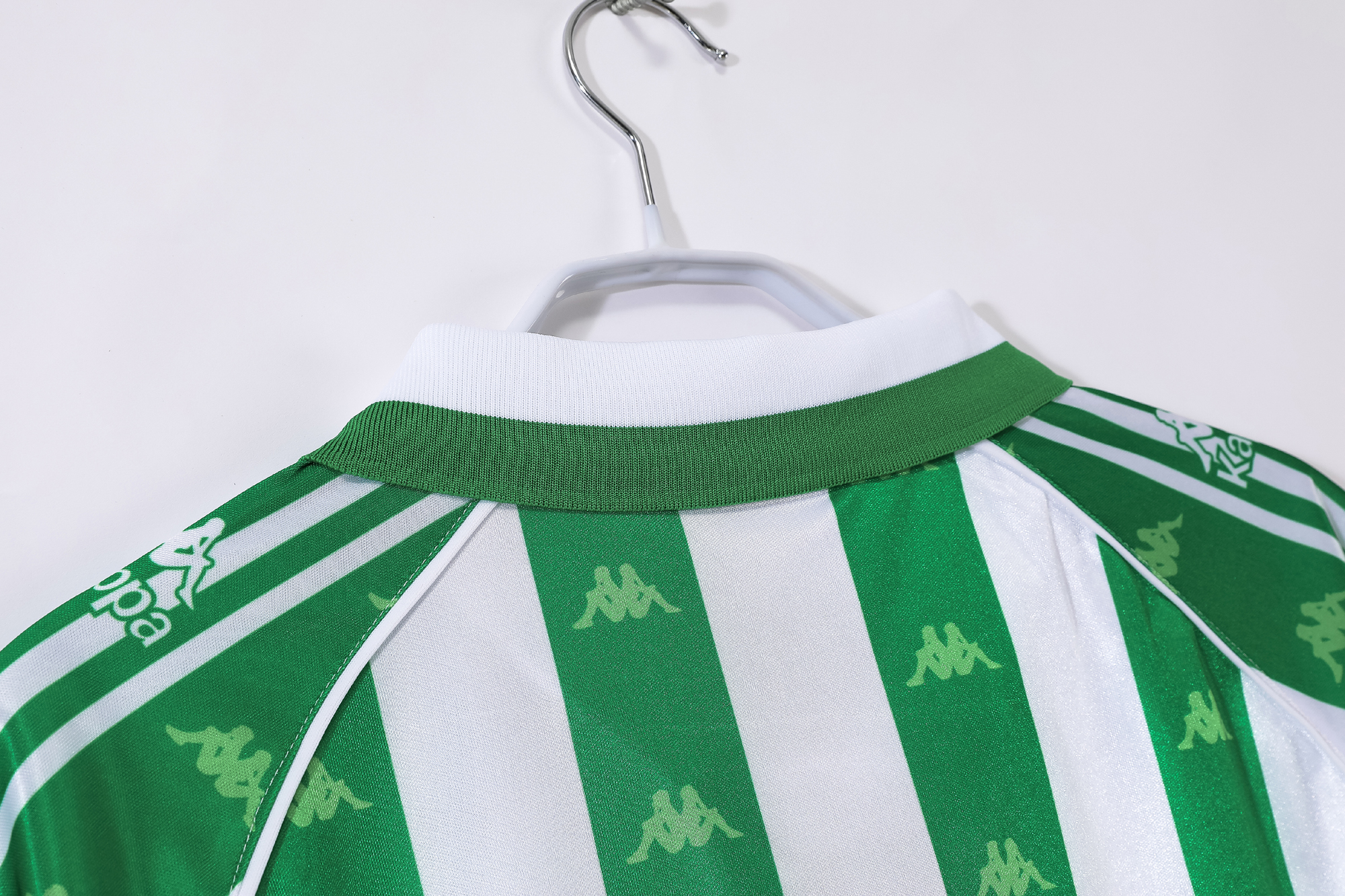 95-97 Real Betis Home Retro Jersey with Chest advertisement - Image 9