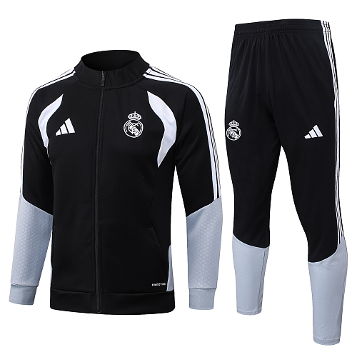 26-27 Real Madrid Black Jacket Suit