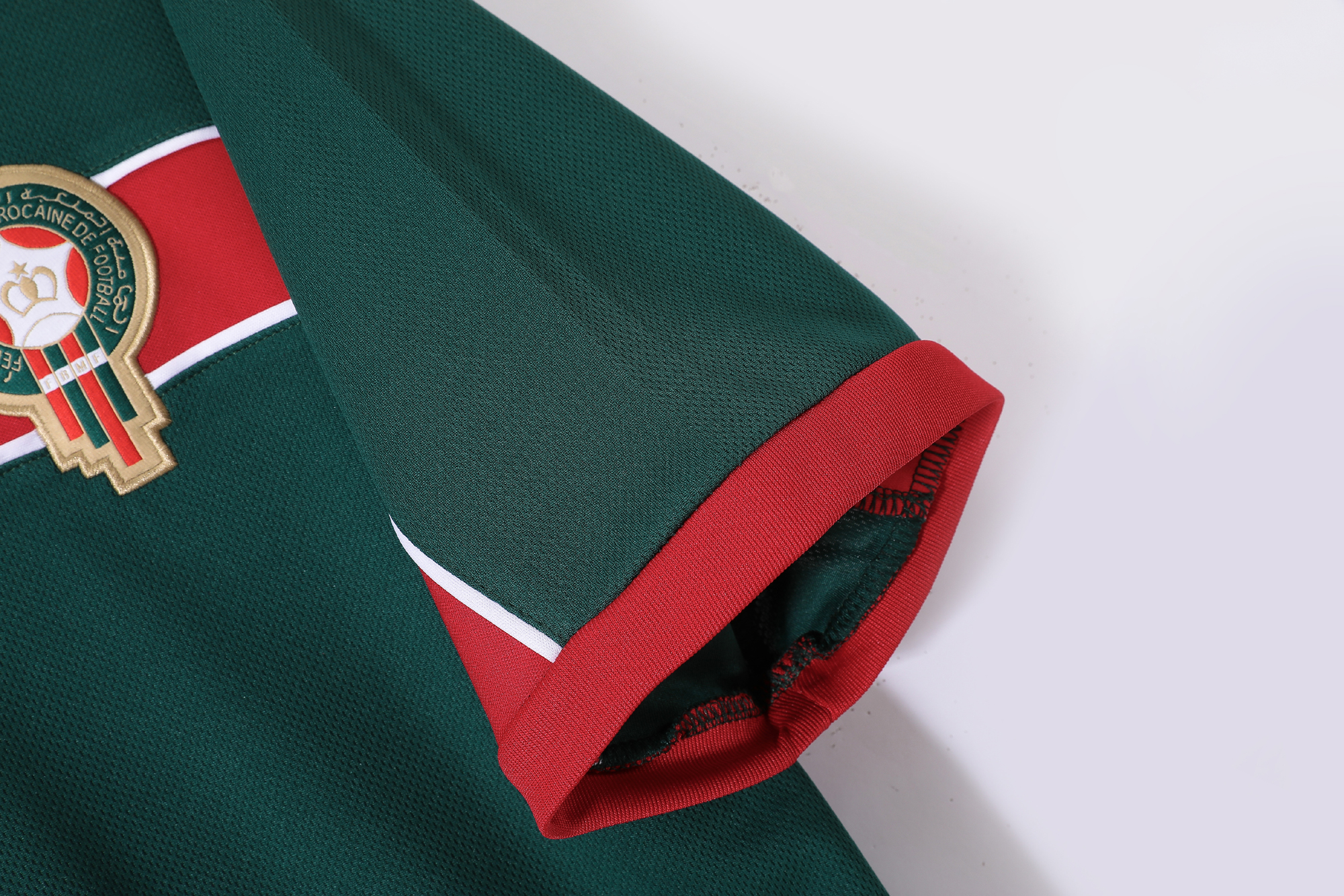 1998 Morocco Green Retro Jersey - Image 7