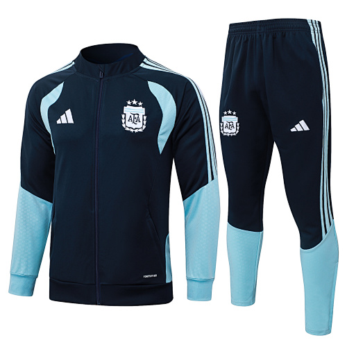 2026 Argentina Dark Blue Jacket Suit