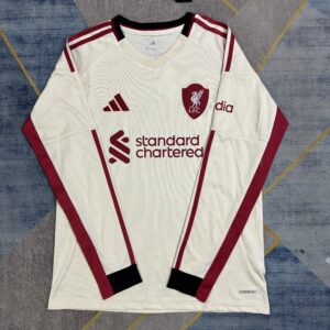 25-26 Liverpool Away Long Sleeve Fans Jersey/25-26 - JerseyLab