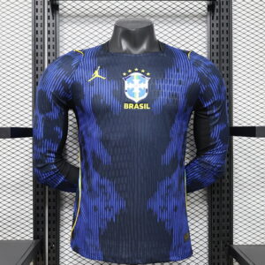 2026 Brazil Away Player Long Sleeve Jersey/2026