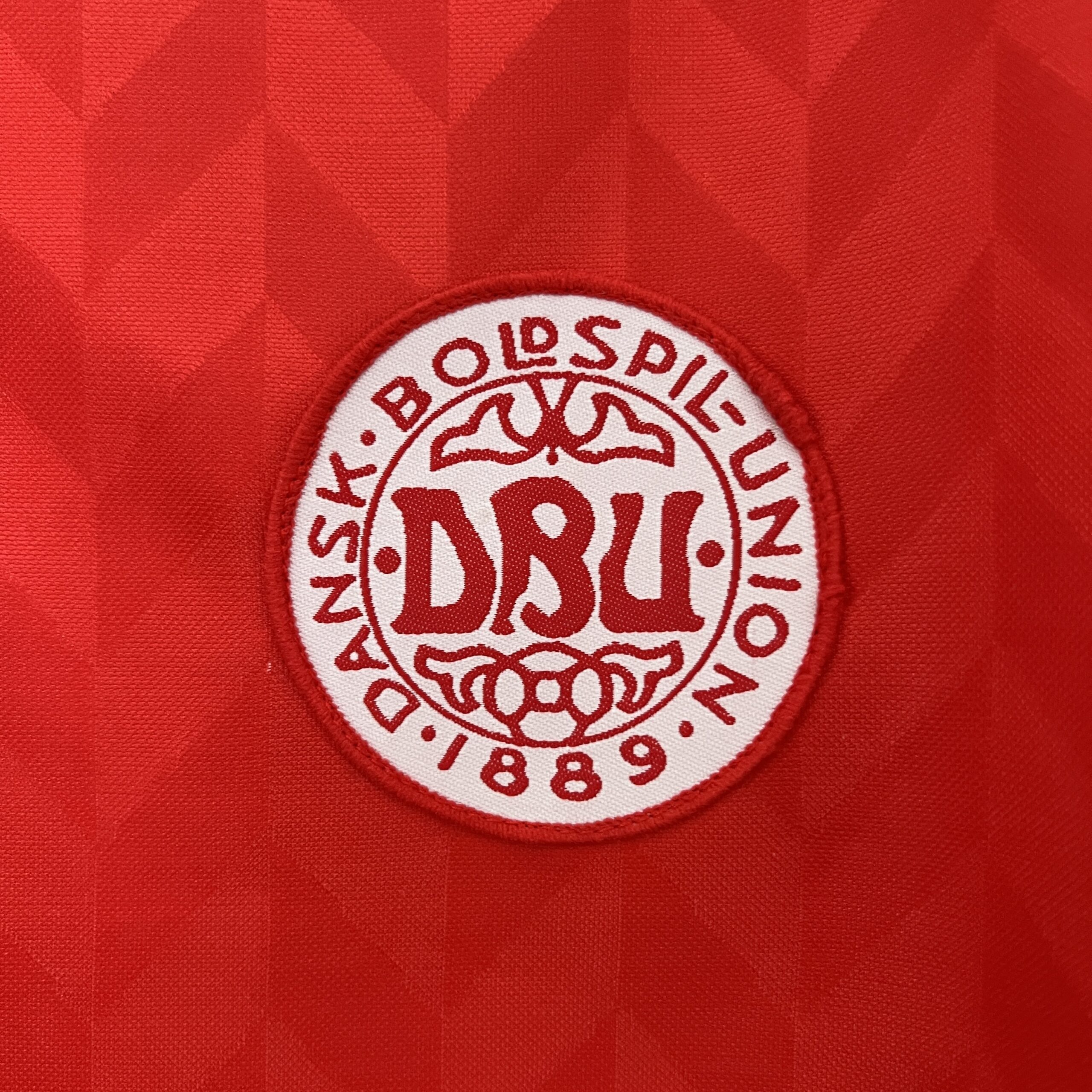 1988 Denmark Home Retro Jersey - Image 4