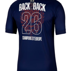 25-26 PSG Home 2 Stars Player with Champions of Europe 2026 Print
