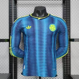 2026 Colombia Away Player Long Sleeve Jersey