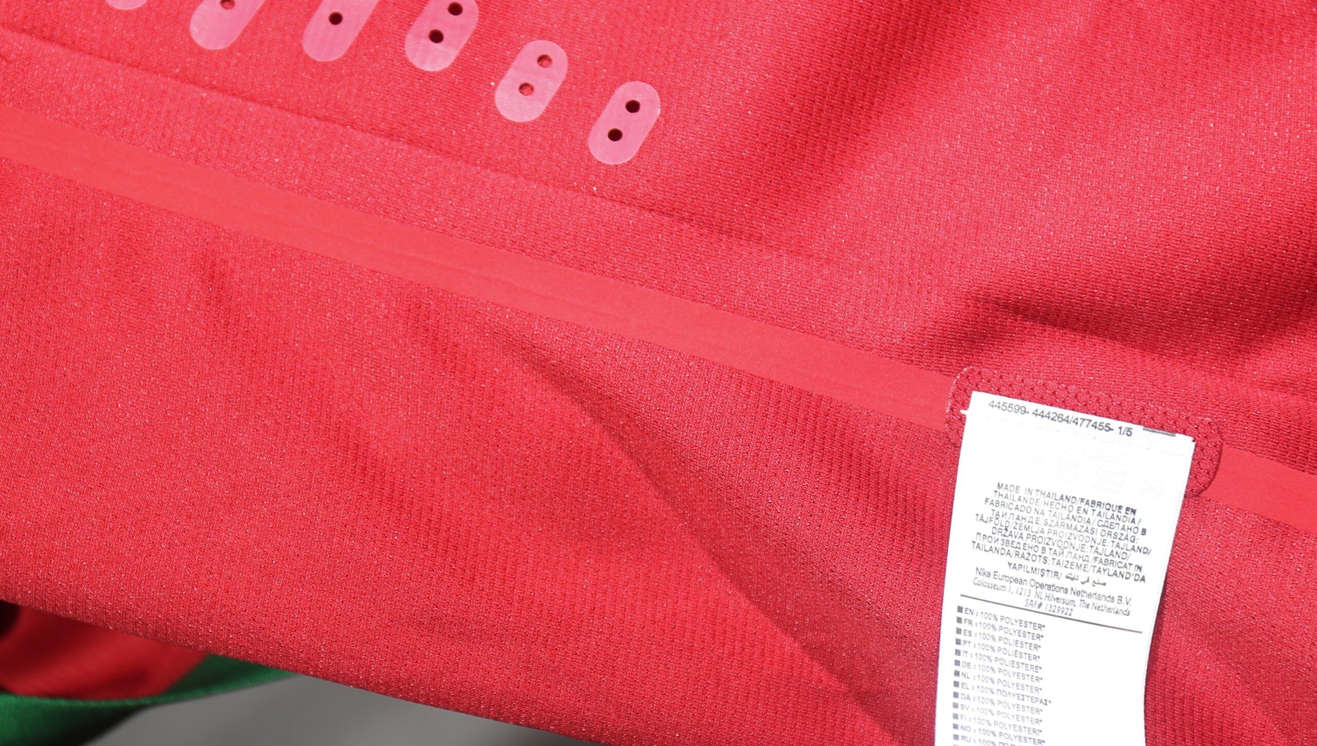 2012 Portugal Home Long Sleeve Player Retro Jersey - Image 5
