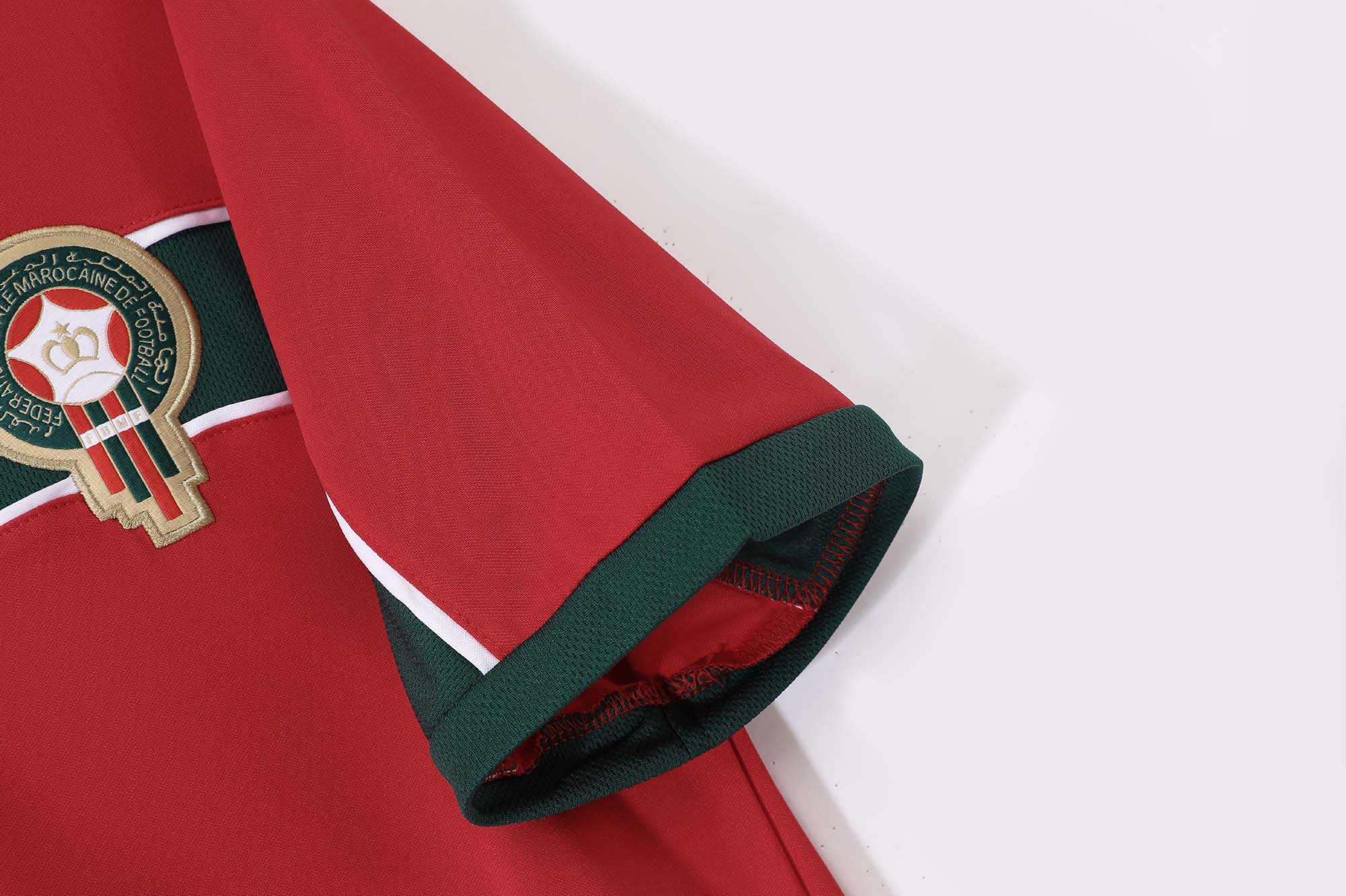 1998 Morocco Red Retro Jersey - Image 8