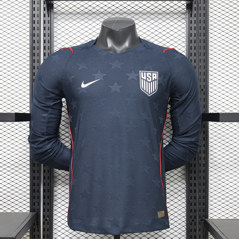 2026 Wolrd Cup USA Away Player Long Sleeve Jersey