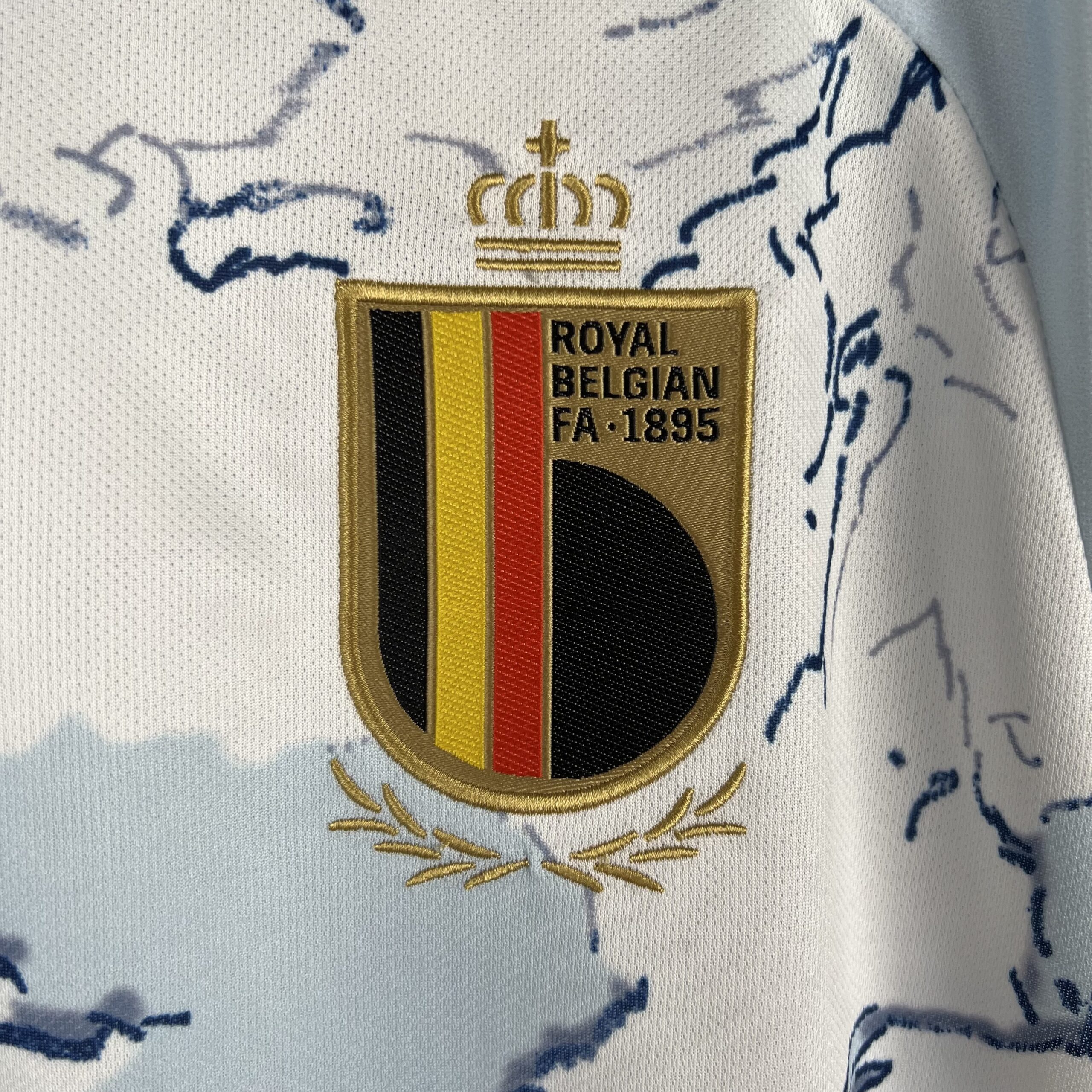 2023 Belgium Blue and White Jersey - Image 3