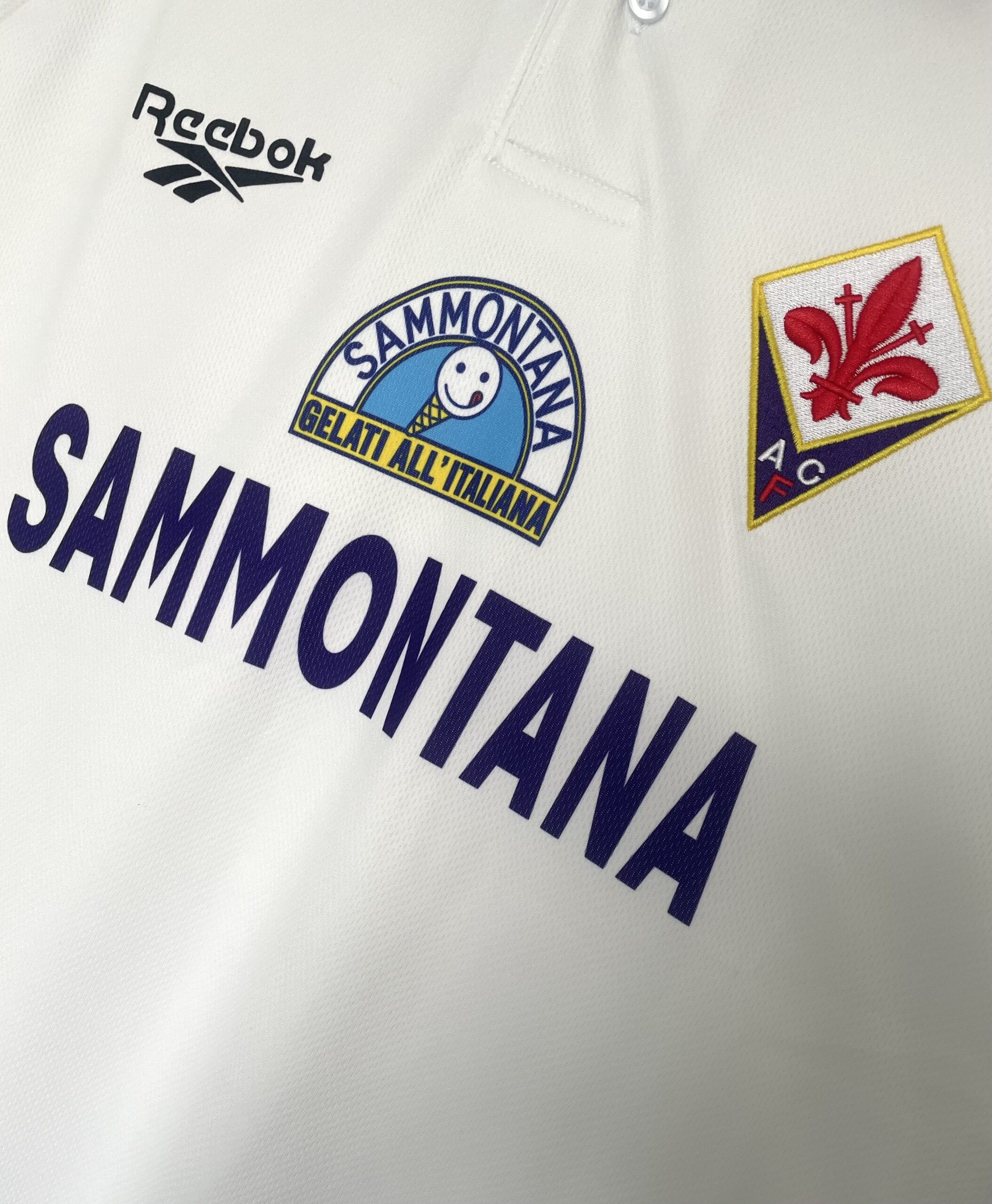 95-96 Fiorentina Away Retro Jersey - Image 5