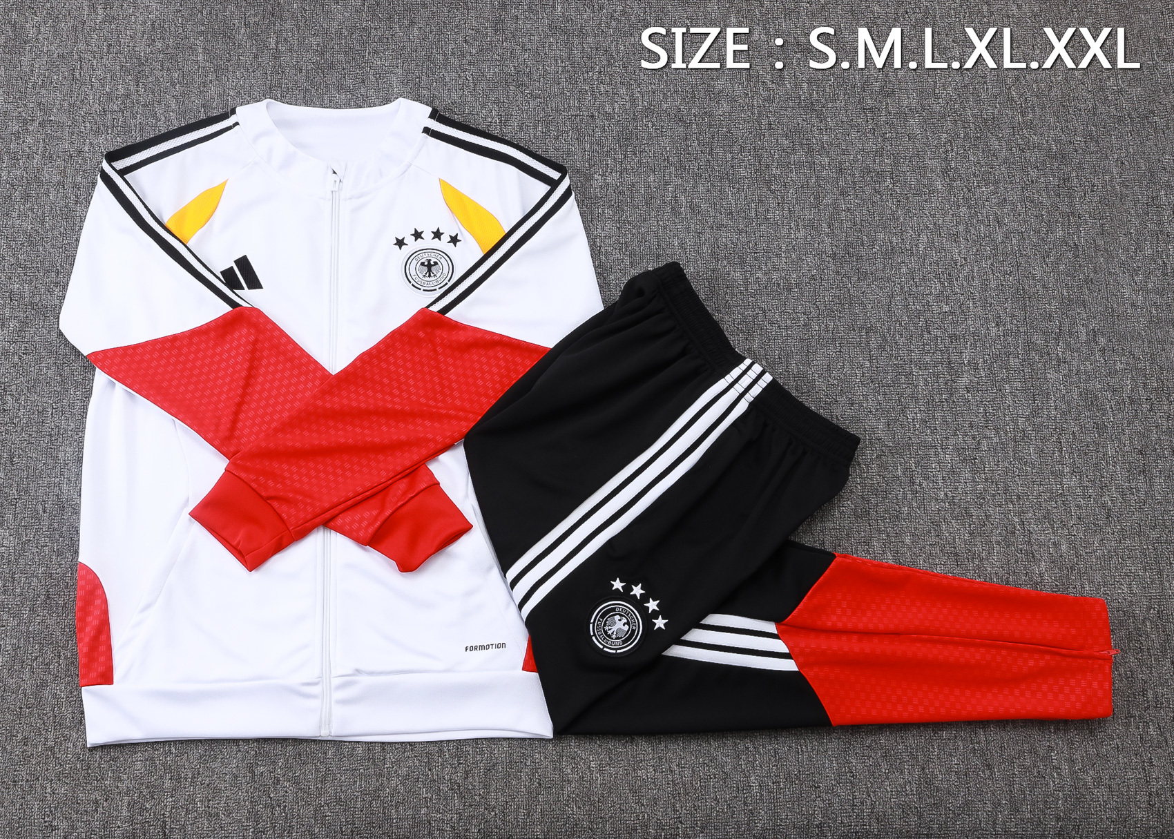 2026 Germany White Jacket Suit - Image 3