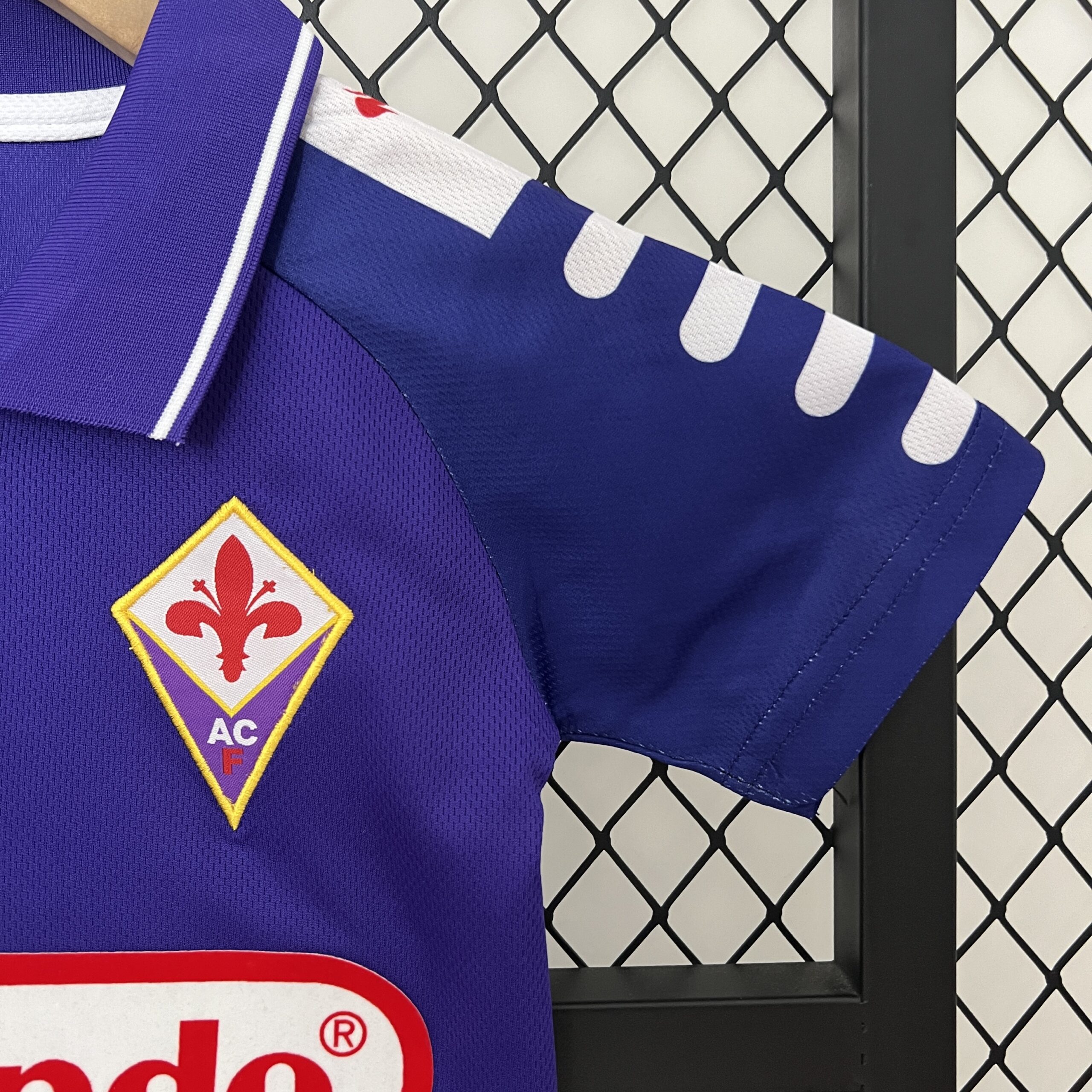 Retro1998 Fiorentina Home Kids Kit - Image 3