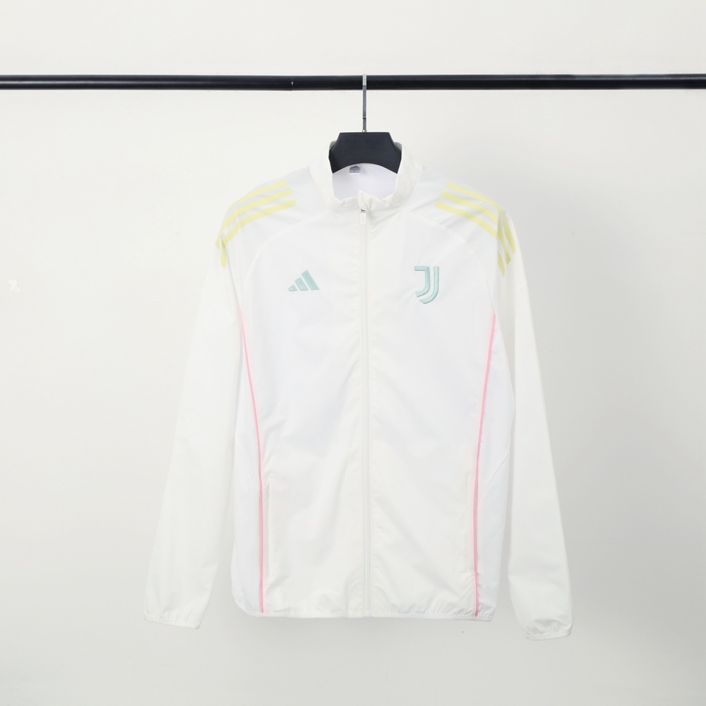 2025 Juventus White Windbreaker - Image 3