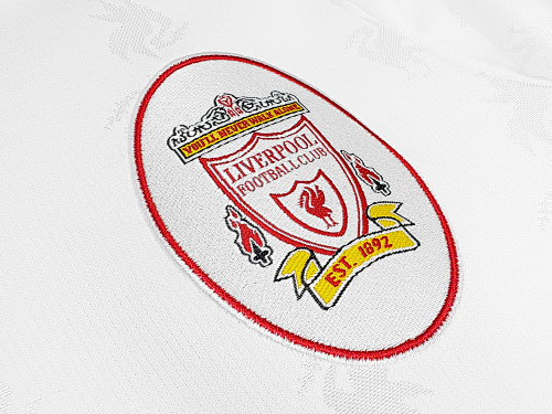 96-97 Liverpool White Retro Jersey - Image 5