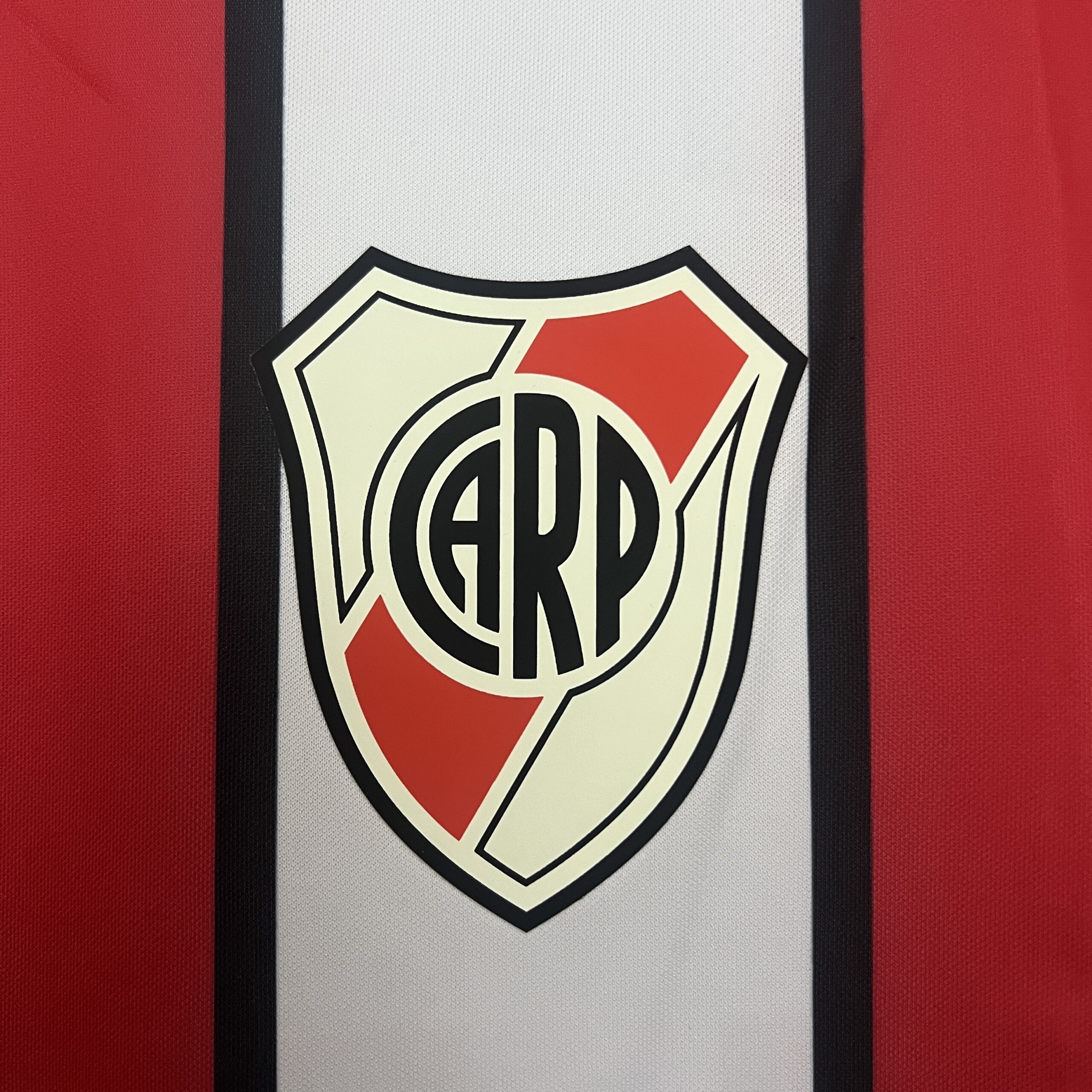 03-04 River Plate Away Long Sleeve Retro Jersey - Image 4