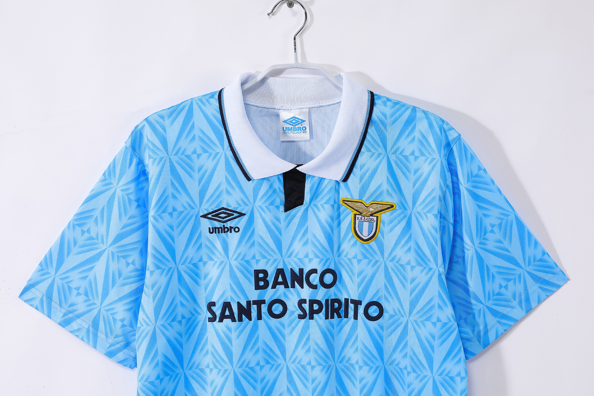 91-92 Lazio Home Retro Jersey - Image 2