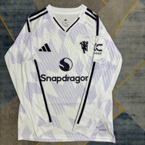 25-26 Manchester United Away Long Sleeve Fans Jersey