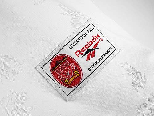 96-97 Liverpool White Retro Jersey - Image 9