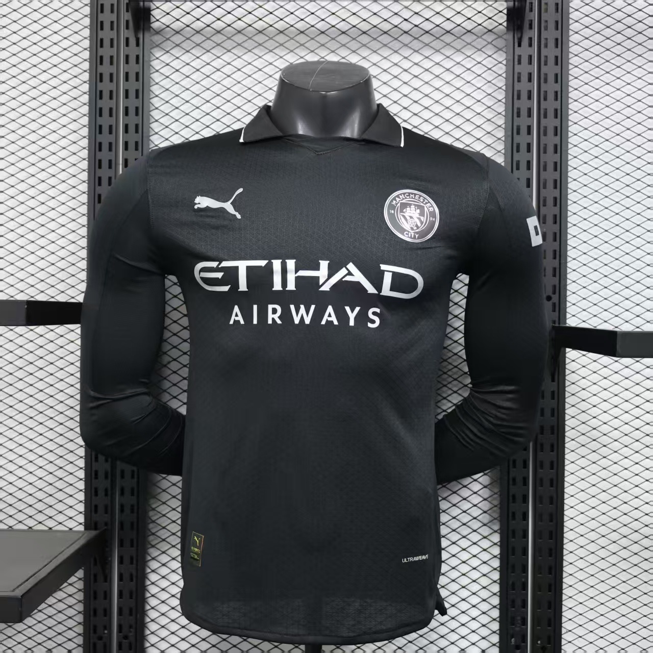 25-26 Manchester City Away Player Long Sleeve Jersey