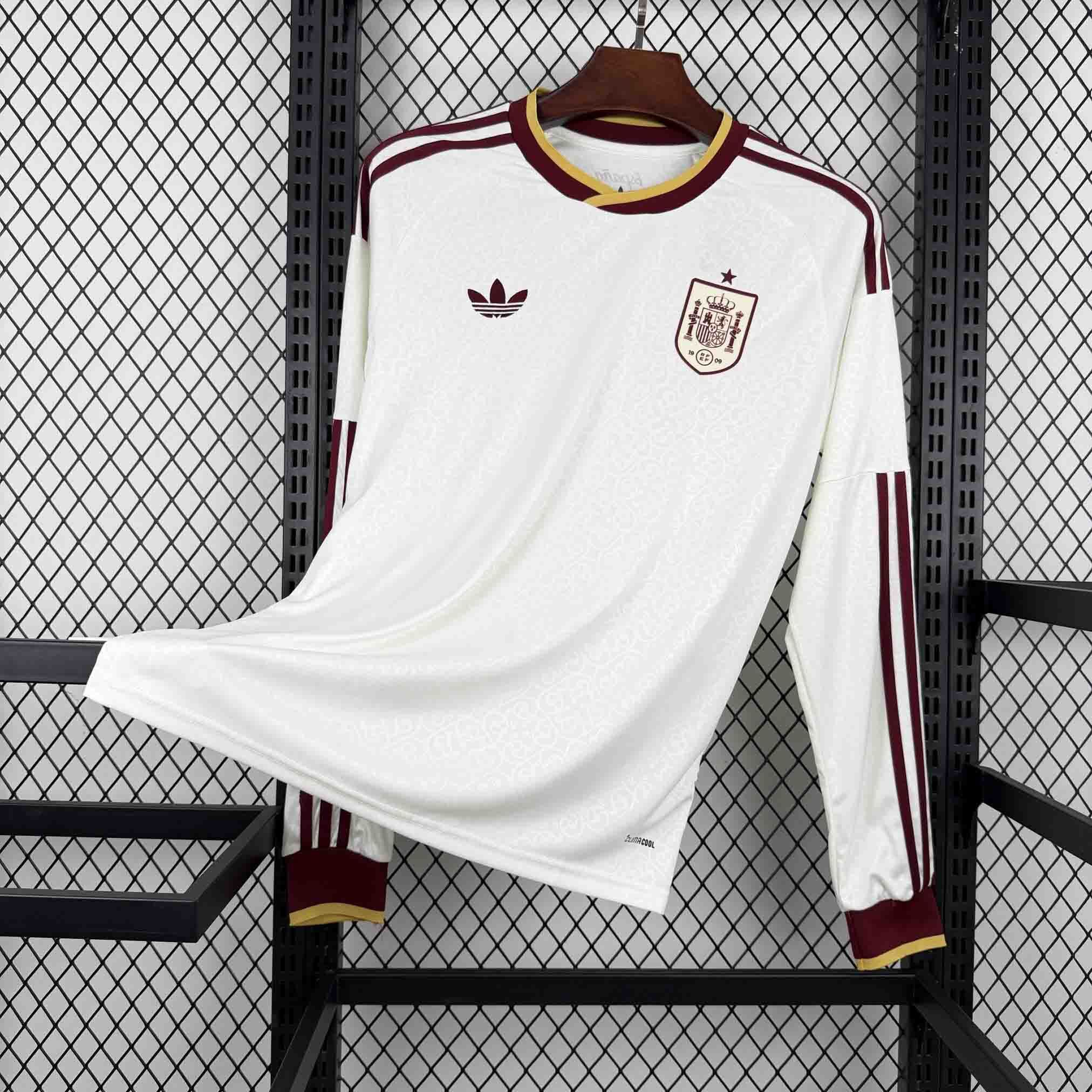 2026 Spain Away Fans Long Sleeve Jersey