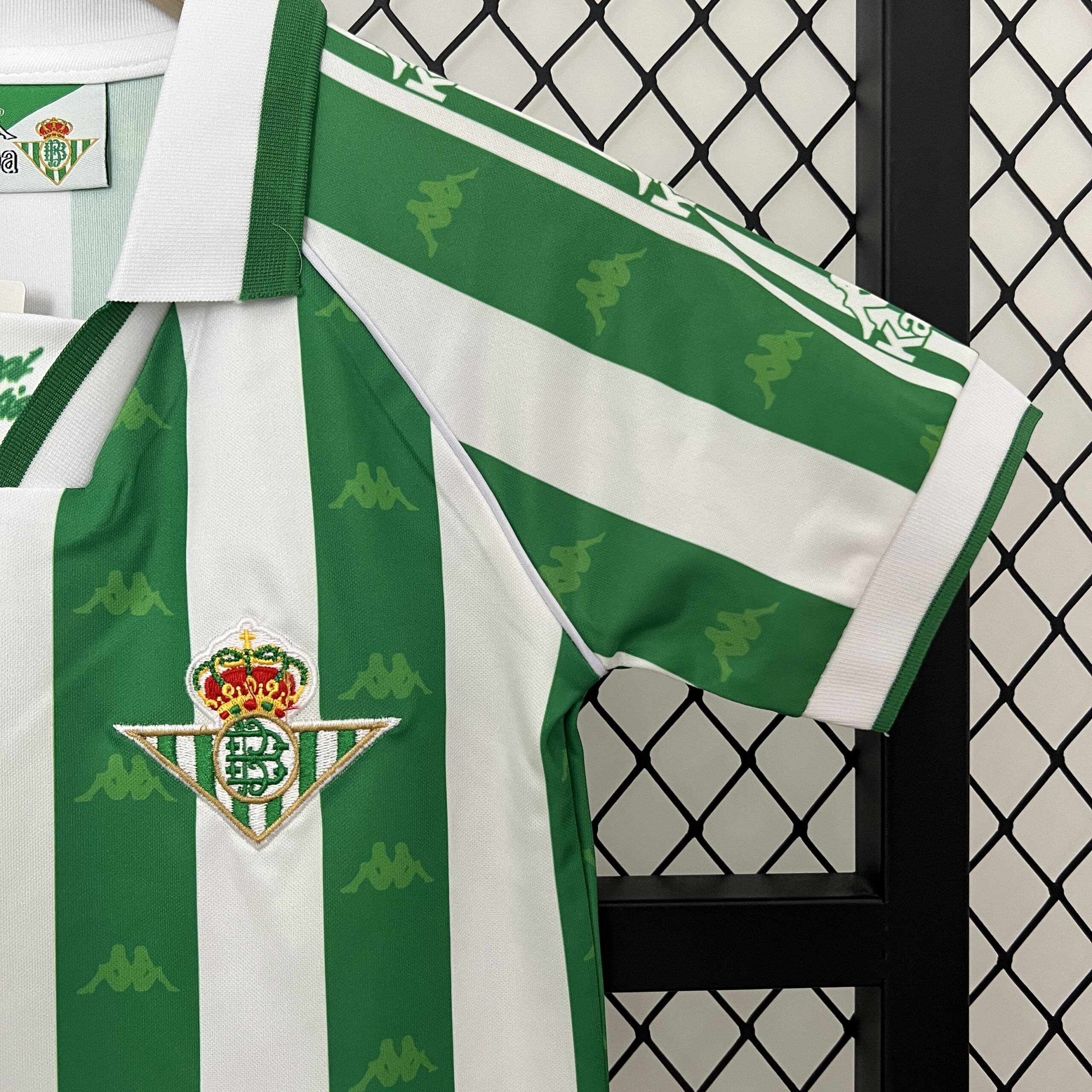 Retro 95-97 Real Betis Home Kids Kit - Image 3