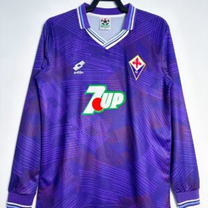 92-93 Fiorentina Home Long Sleeve Retro Jersey