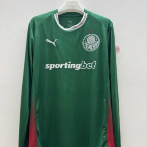 26-27 Palmeiras Home Long Sleeve Fans Jersey