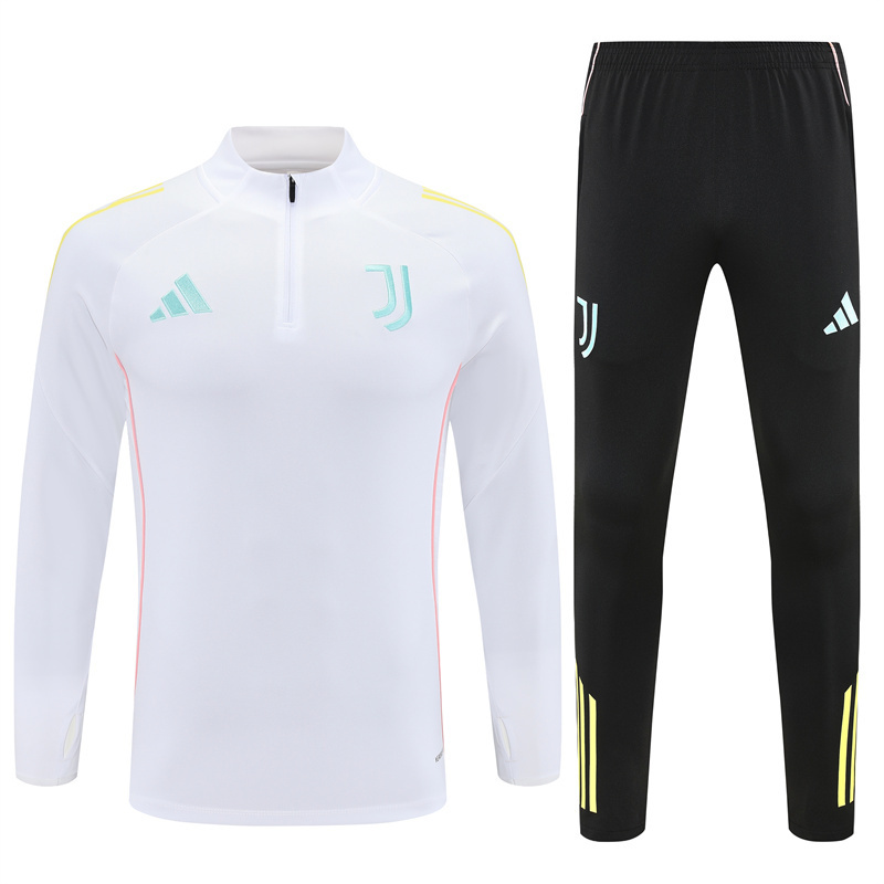 25-26 Juventus White Training Suit - Image 2