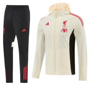 2026 Liverpool White Windbreaker Suit