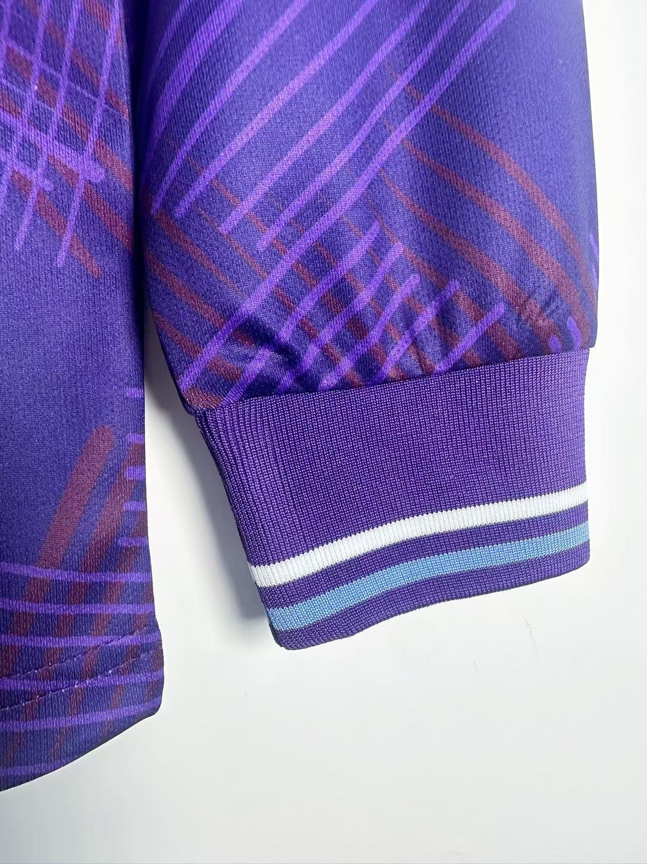 92-93 Fiorentina Home Long Sleeve Retro Jersey - Image 6