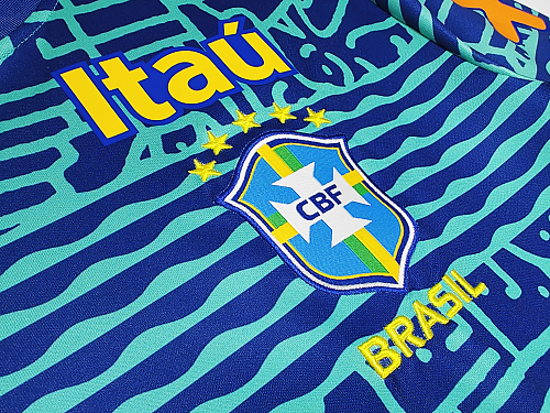 2024 Brazil Training Retro Jersey - Image 6