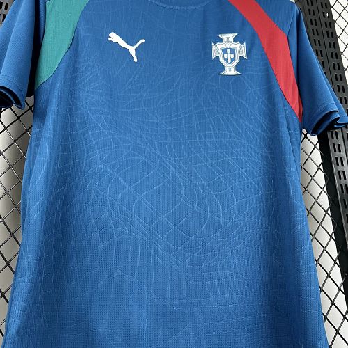 2026 Portugal Blue Training Jersey - Image 2