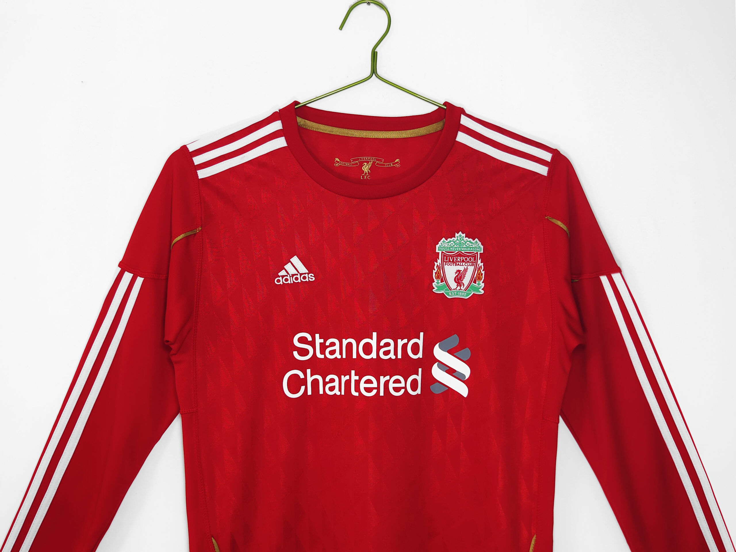 10-11 Liverpool Home Long Sleeve Retro Jersey/10-11 - 图片 2