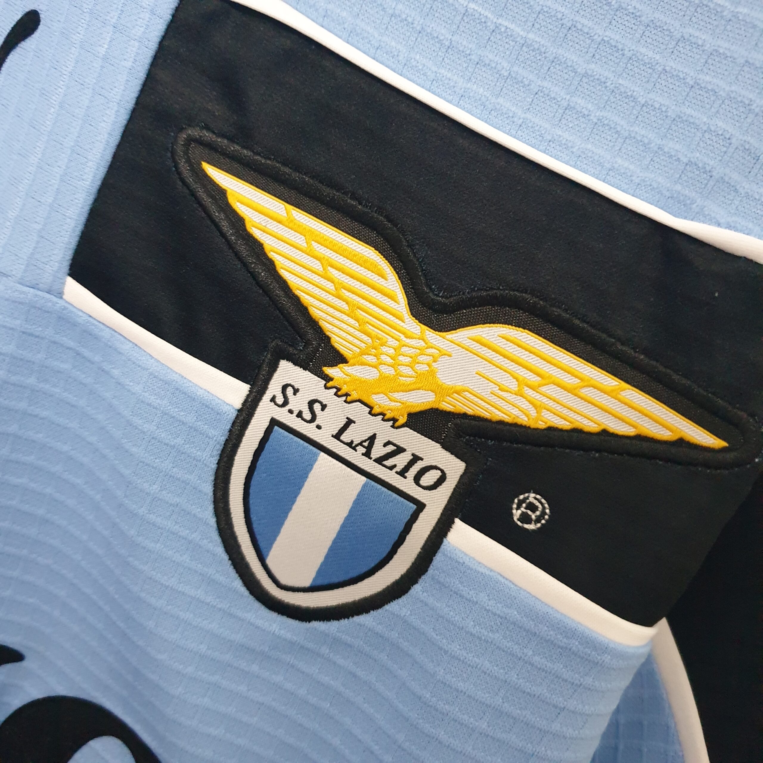 99-00 Lazio Home Retro Jersey - Image 4