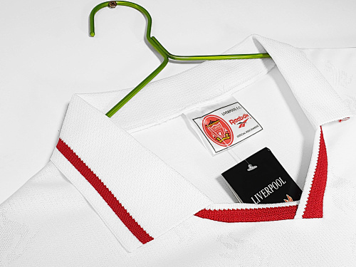 96-97 Liverpool White Retro Jersey - Image 2