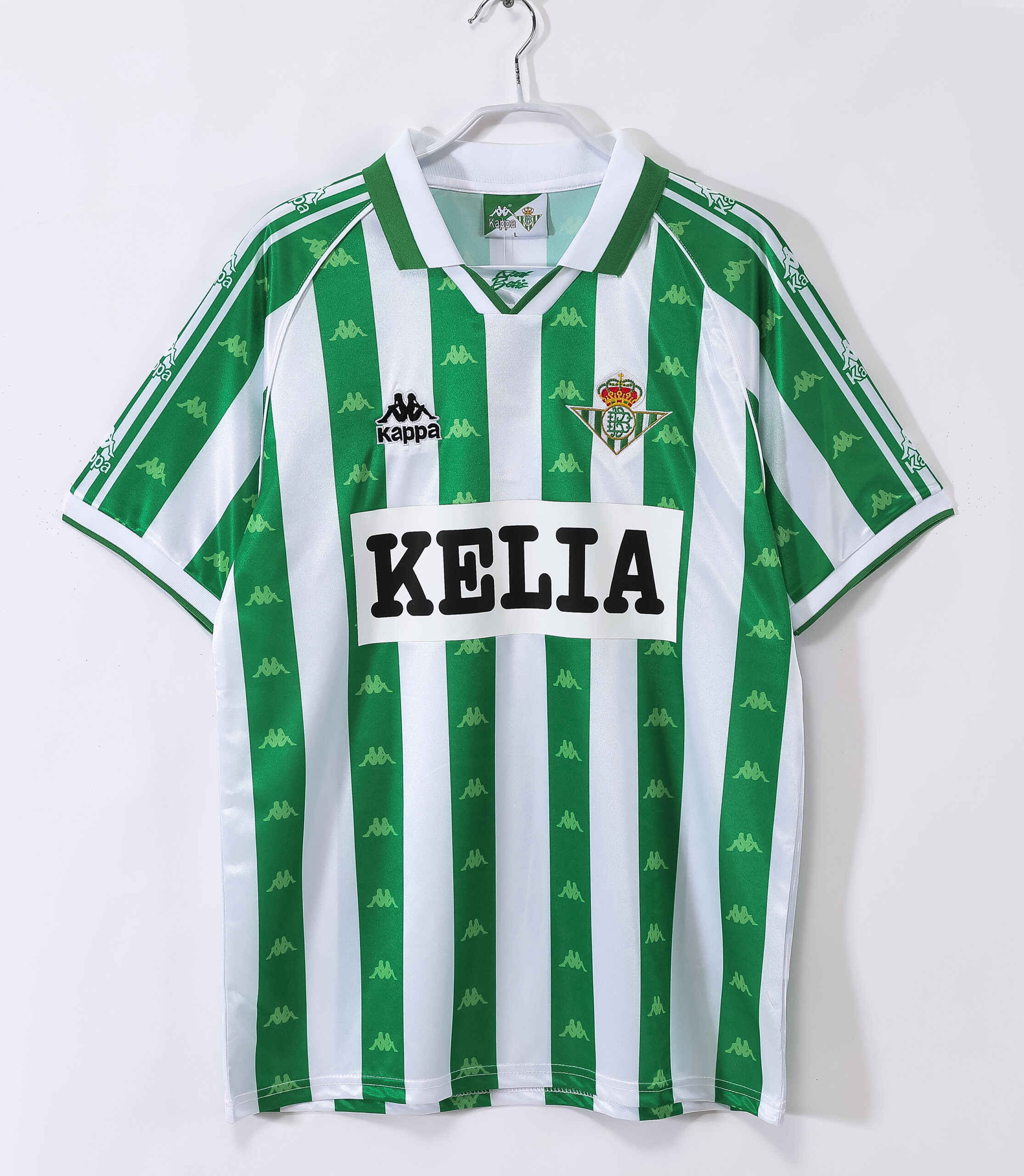 95-97 Real Betis Home Retro Jersey with Chest advertisement