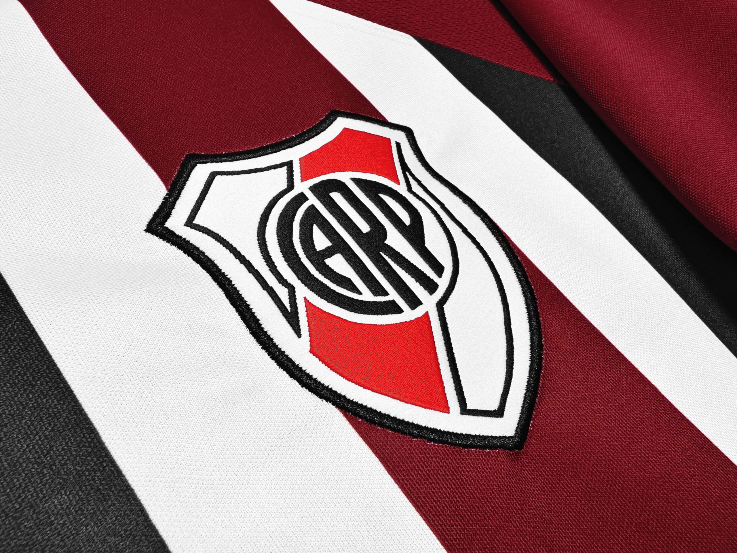 05-06 River Plate Away Retro Jersey - Image 5