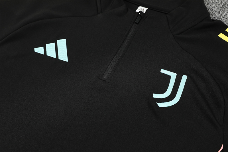 25-26 Juventus Black Training Suit - Image 6