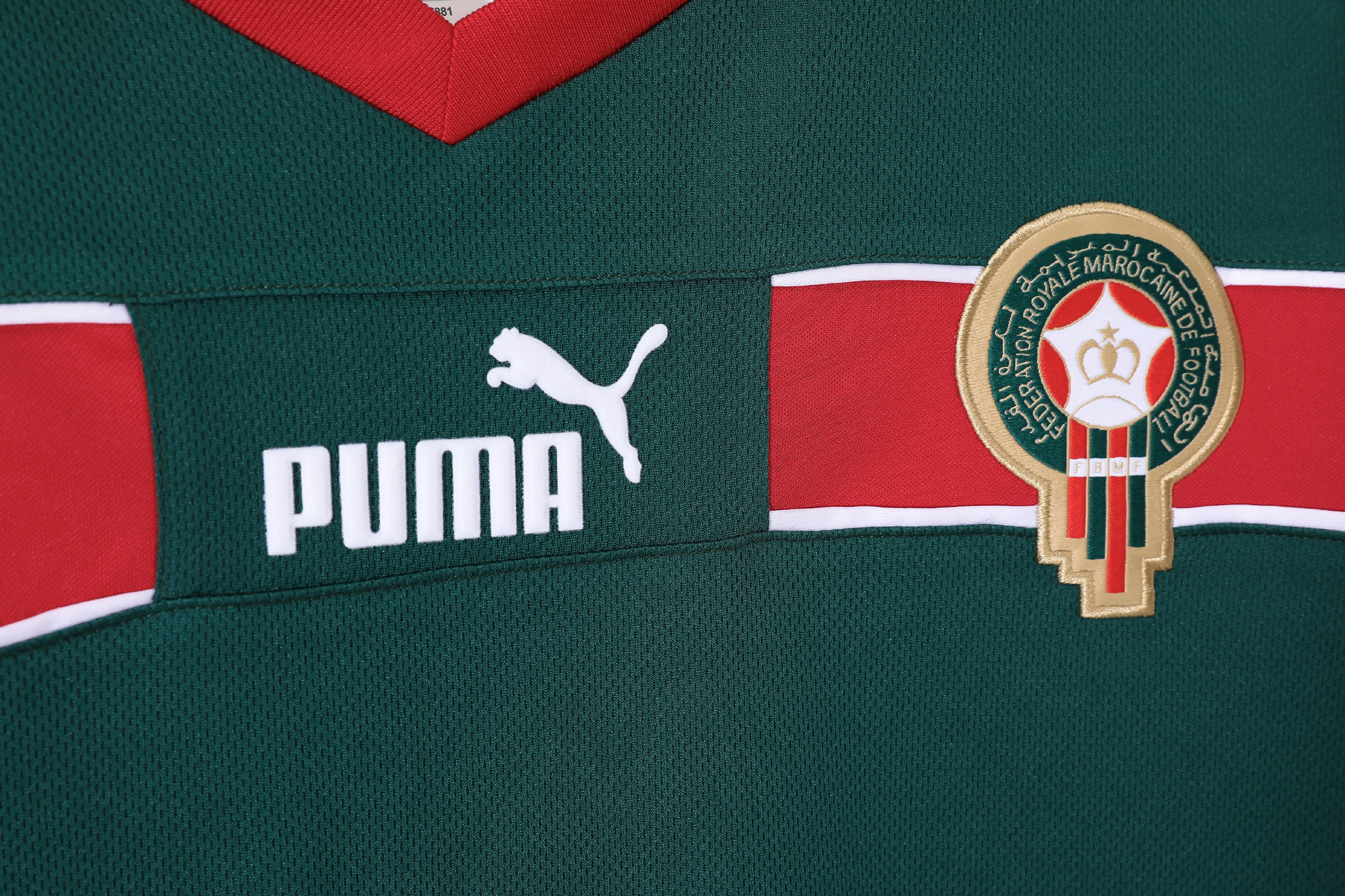1998 Morocco Green Retro Jersey - Image 5