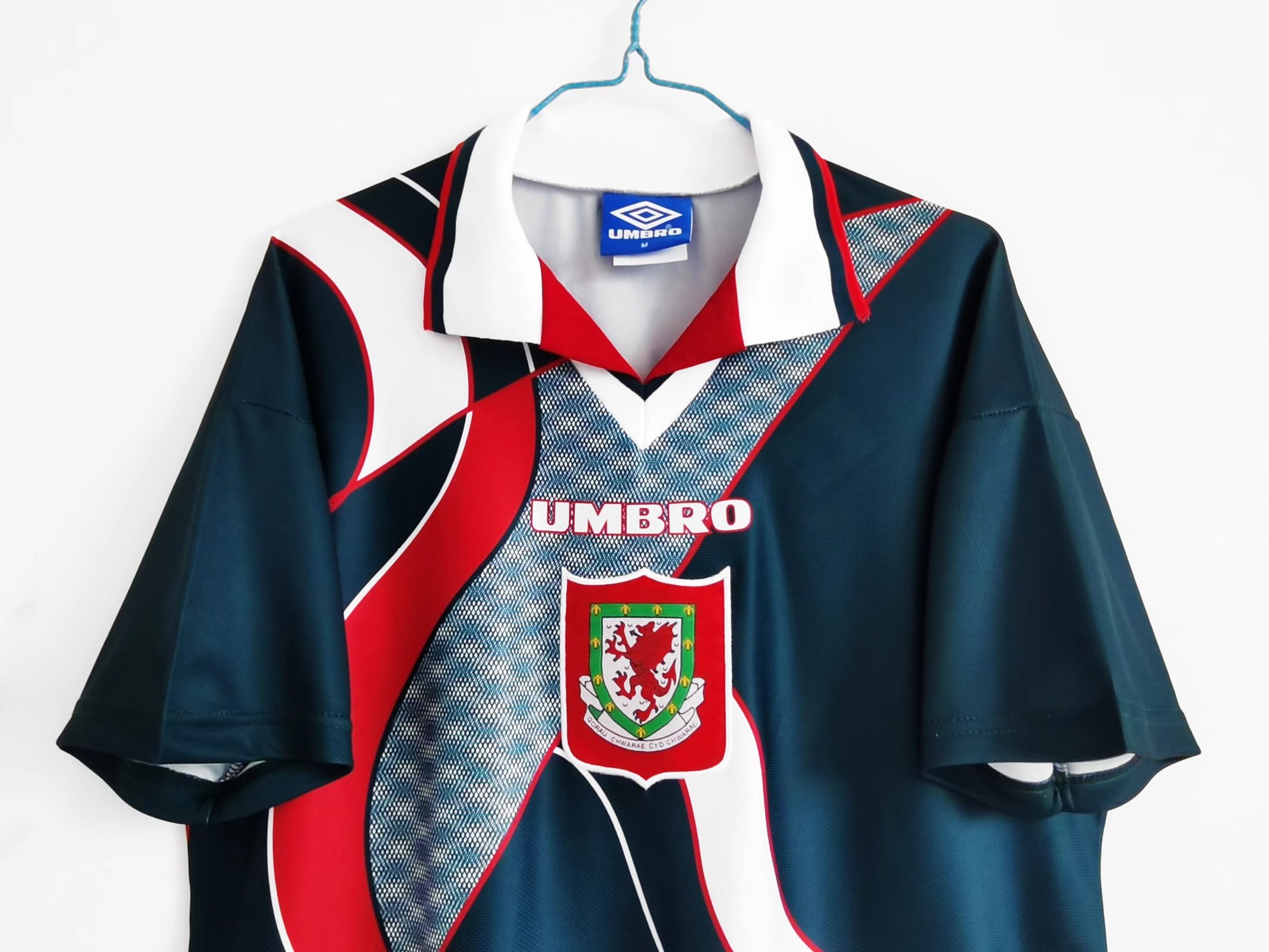 1994-95 Wales Away Retro Jersey - Image 7