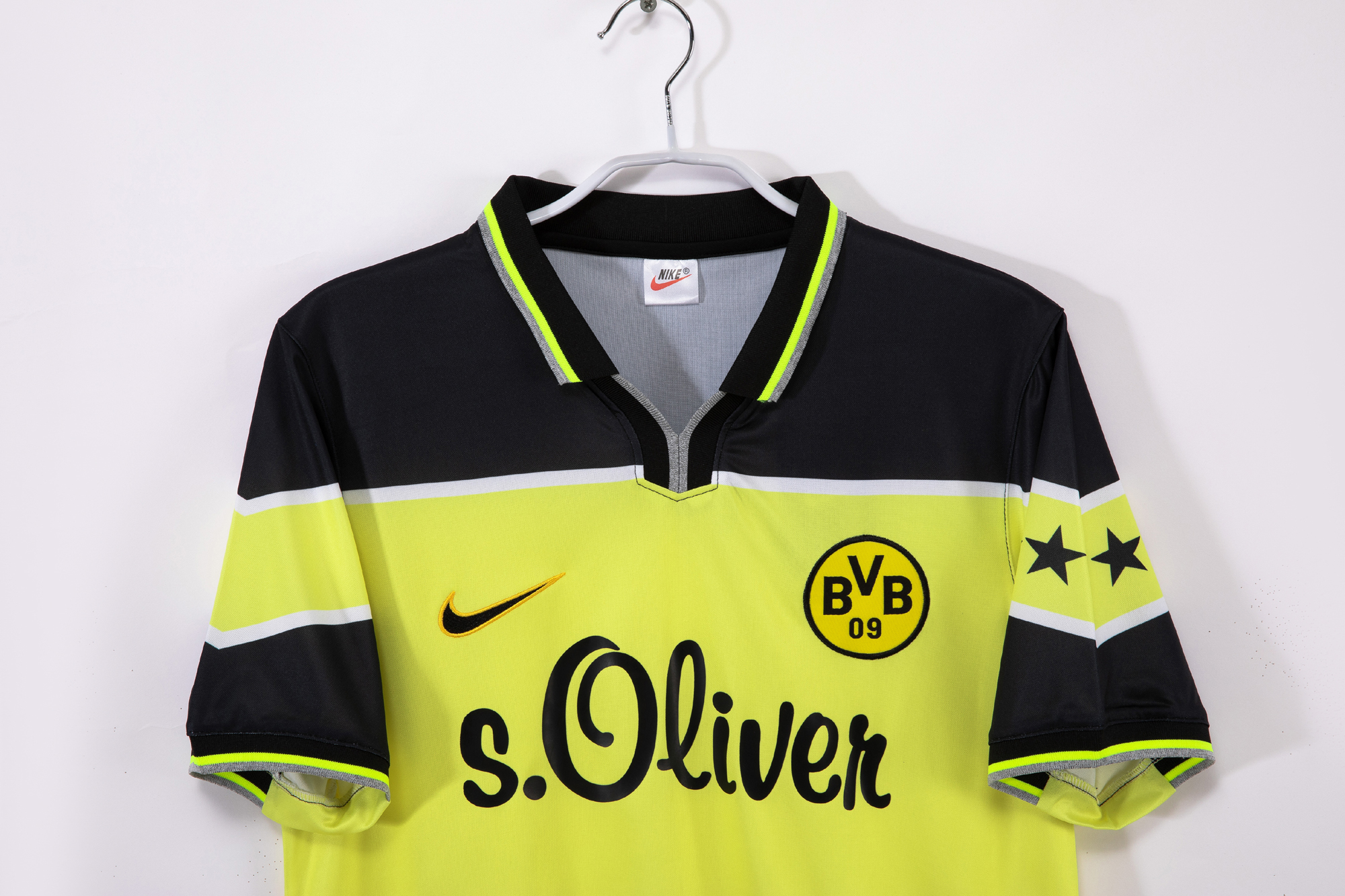 97-98 Dortmund Home Retro Jersey - Image 7