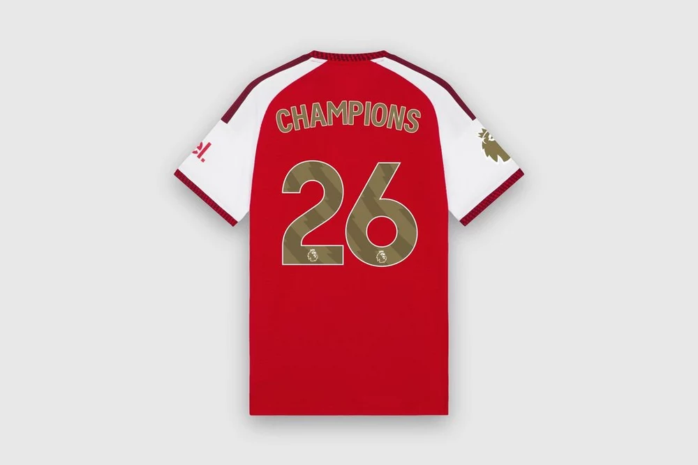 26-27 Arsenal Home Premier League Champions Fans Jersey