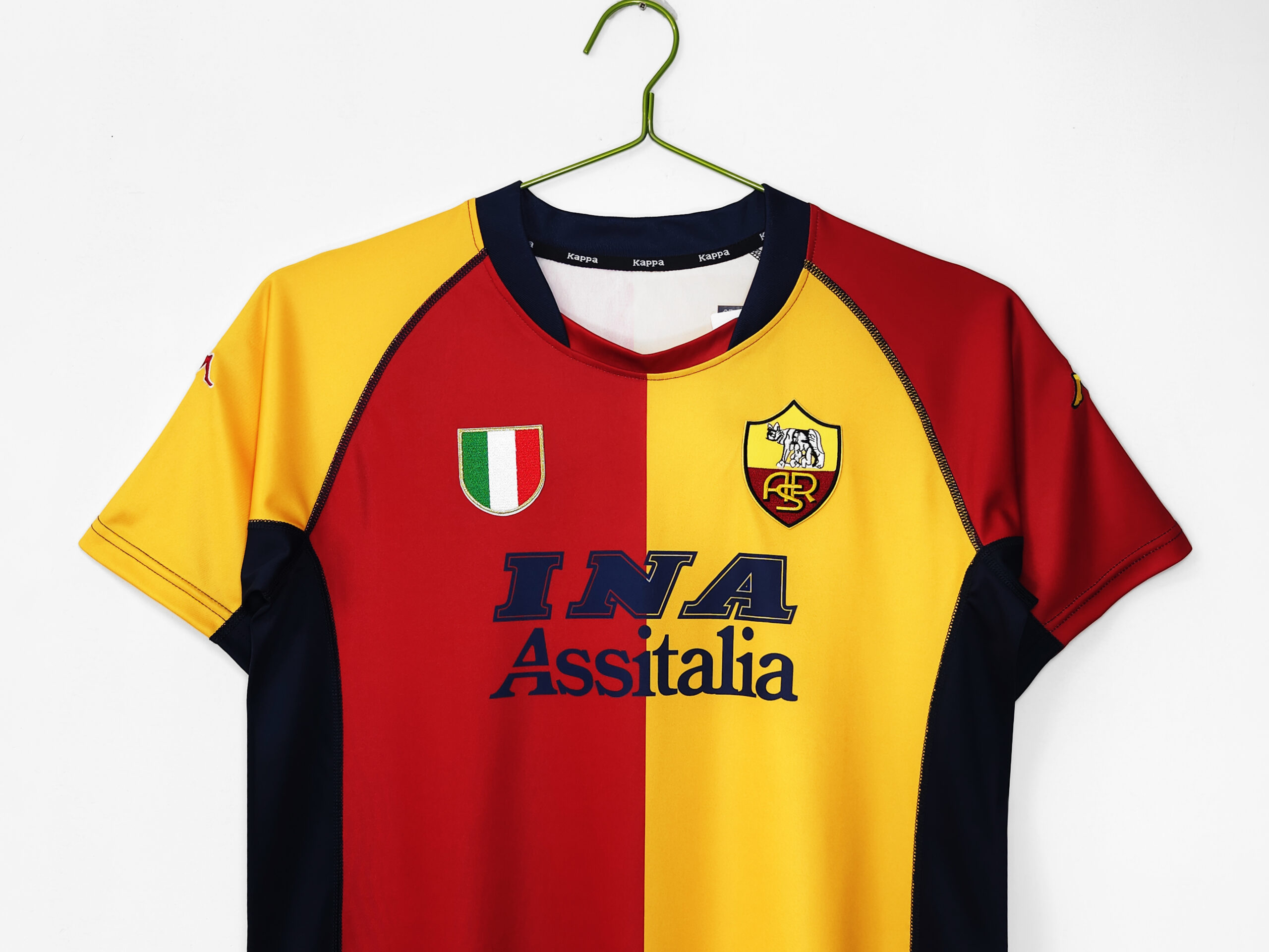 00-01 Roma Home Retro Jersey - Image 2