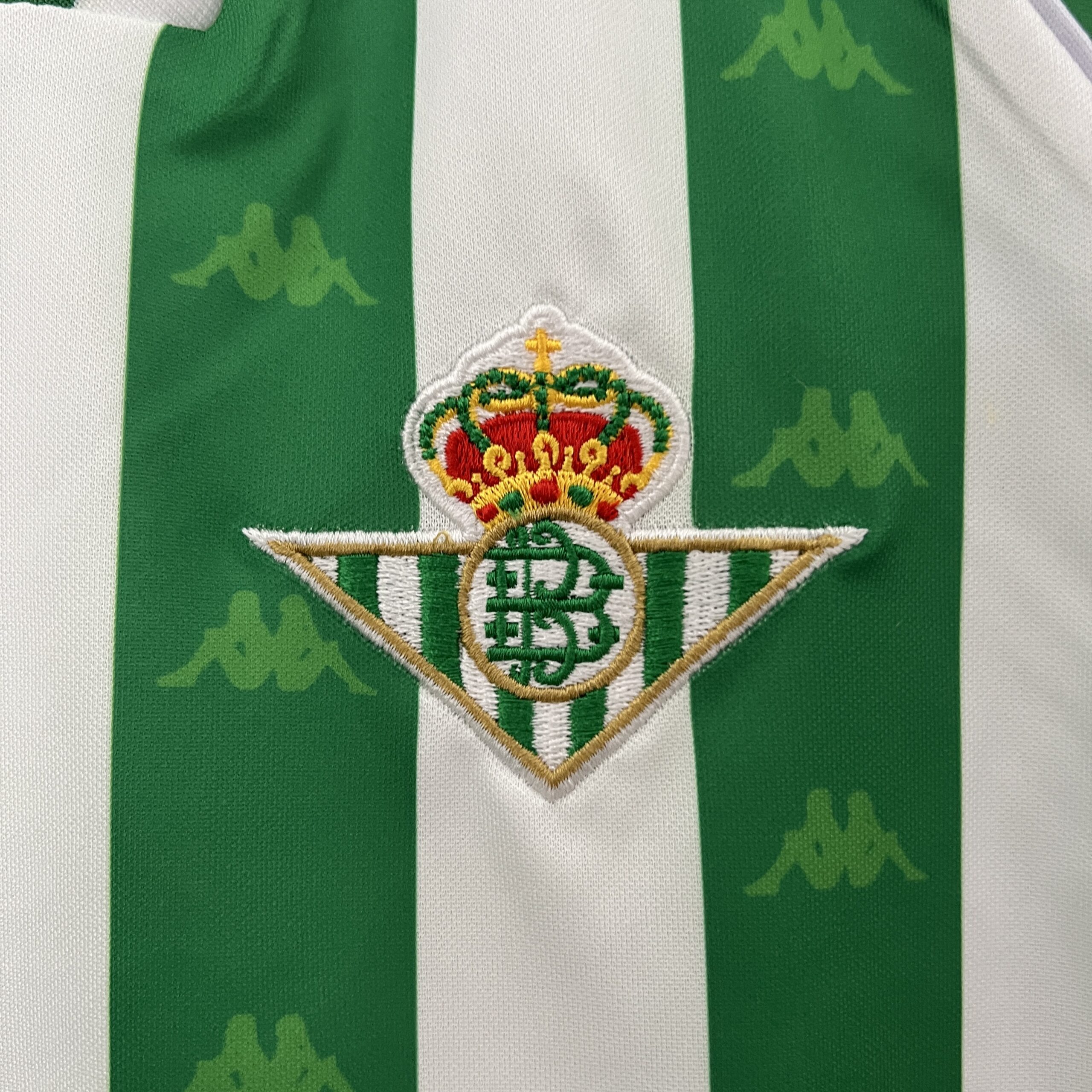 Retro 95-97 Real Betis Home Kids Kit - Image 5