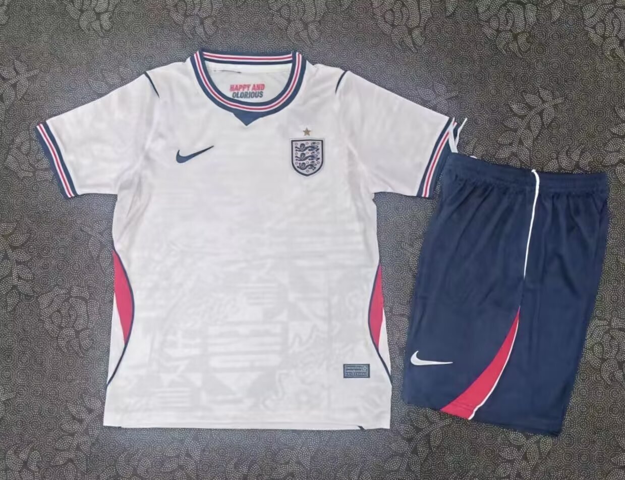 2026 England Home Kid Kit/2026 - JerseyLab