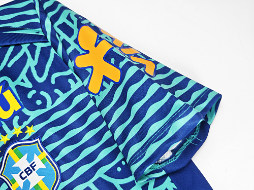 2024 Brazil Training Retro Jersey - Image 7