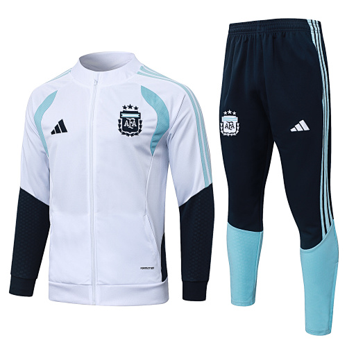 2026 Argentina White Jacket Suit