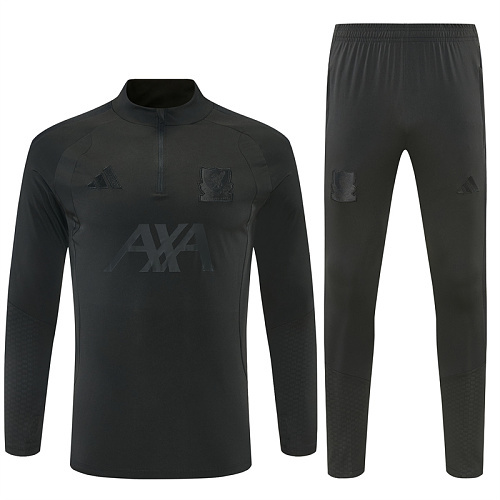 26-27 Liverpool Black Training Suit - Image 2